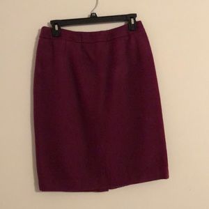 Purple Pencil Skirt